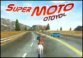 Süper Moto Otoyol - Bir grup motorsiklet tutkunu otoyolda heyecan verici bir yarış yaparlar