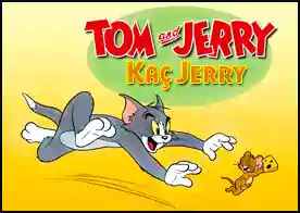 Tom ve Jerry Kaç Jerry - Jerry her zamanki gibi Tom'dan kaçmakta ona yardımcı olun