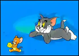 Tom ve Jerry Labirent - Heryer peynirle dolu ve Jerry hepsini elde etmek için görev başında ama sinsi Tom'da etrafta dolaşıyor