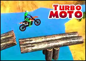 Turbo Moto 2 - Birbirinden zorlu 3D parkurlarda motosikletini ustalıkla kullanarak ilerle