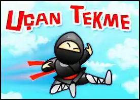 Uçan Tekme - Yapışkan ninja eğitimini tamamladı şimdi suçluları alt ederek para kazanma zamanı
