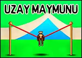 Uzay Maymunu - Yayı ger maymunu uzaya doğru fırlat arkadan gaz çıkarta çıkarta yükselmesini sağla