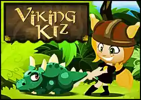 Viking Kız - Evde oturup kalmaktan bıkan küçük viking kızıyla maceraya atıl