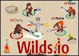 Wilds.io - Online çok oyunculu bu oyunda devasa bir haritada diğer oyuncularla savaşıyoruz