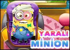 Yaralı Minion - Çılgın minion oyun oynarken heryerini yaralamış onu tedavi edin