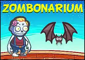 Zombonarium - Bu fizik puzzle oyununda bedeni kafeste kilitli olan zombiye kafasını ulaştırarak kurtulmasını sağla