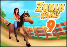 Zorlu Yarış 9 - Serinin bu oyununda sevimli atlar midilliler ve şirin tek boynuzlu atlarla heyecan dolu bir macera sizi bekliyor